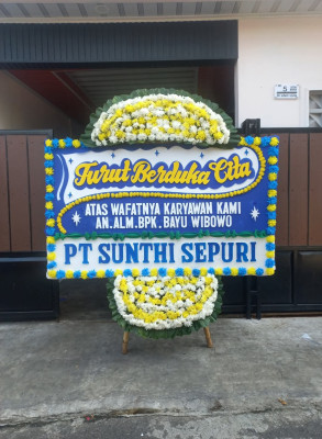 Papan Bunga Duka di Kao Teluk